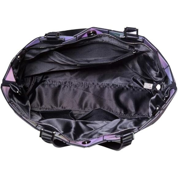 Geometric Pattern Crossbody Bag - Multicolor - Picture 4 of 5